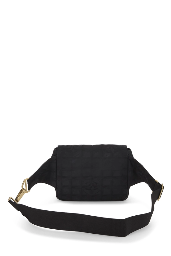Black Nylon Travel Line Waist Pouch, , large image number 3