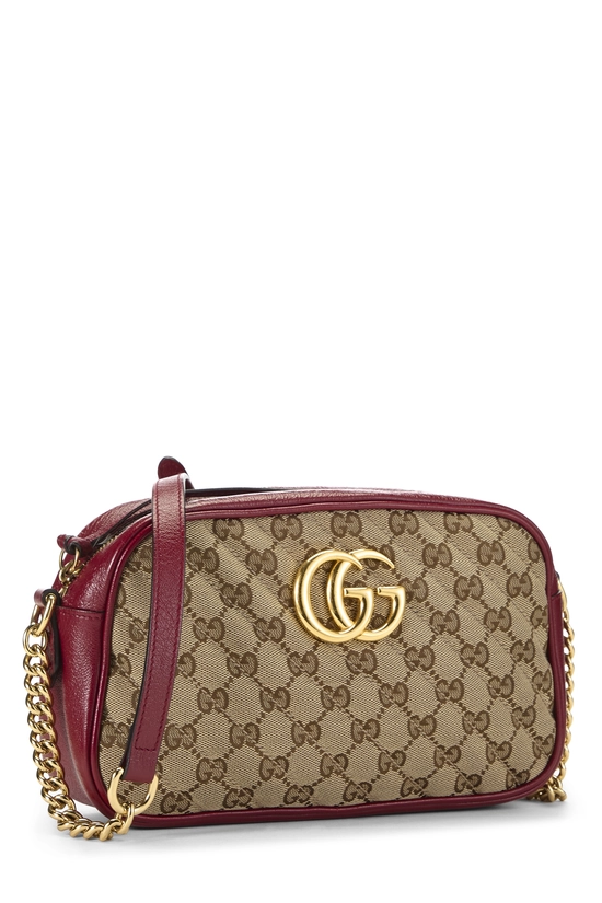 Red Original GG Canvas Marmont Crossbody Bag, , large image number 1