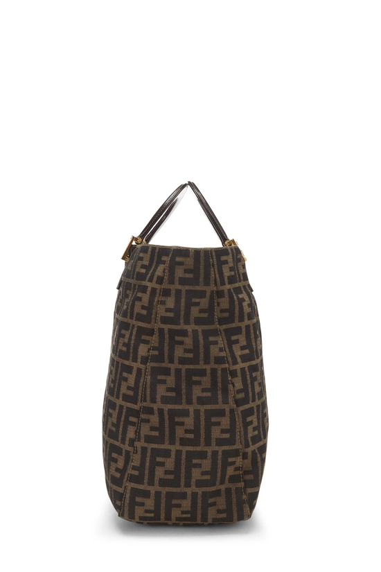 Brown Zucca Canvas Handbag Large, , large image number 2