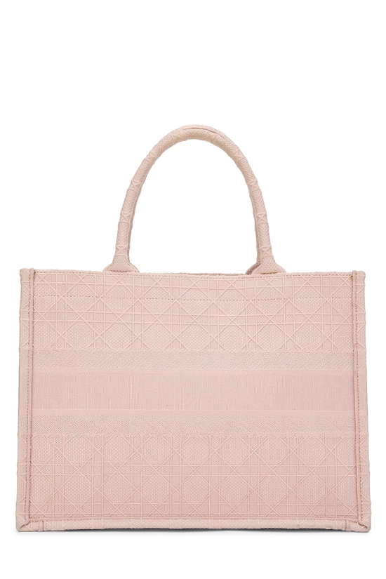 Pink Embroidered Canvas Book Tote Medium, , large image number 3