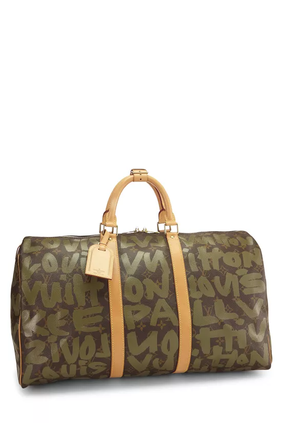 Pre-Owned Stephen Sprouse x Louis Vuitton Green Monogram Graffiti