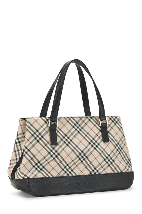 Black Check Jacquard Handbag Small, , large image number 1