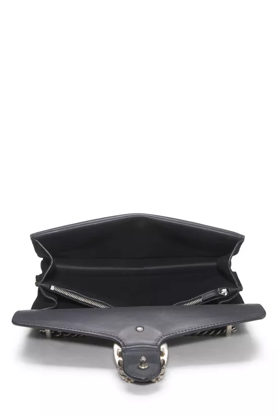 Black Suede Dionysus Shoulder Bag Medium, , large image number 5