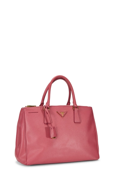 Pink Saffiano Executive Tote Large, , large