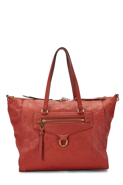 Louis Vuitton Orange Monogram Empreinte Lumineuse PM