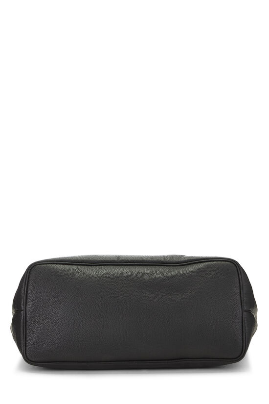 Black Leather Guccissima Tote, , large image number 4
