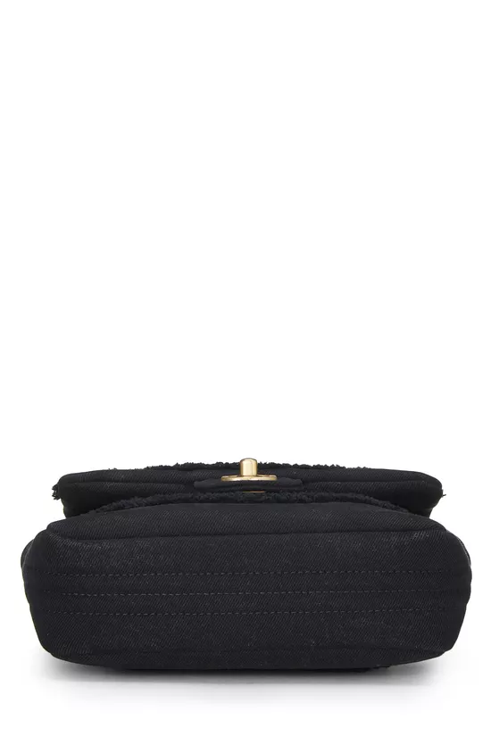 Black Denim Coco Flap, , large image number 4