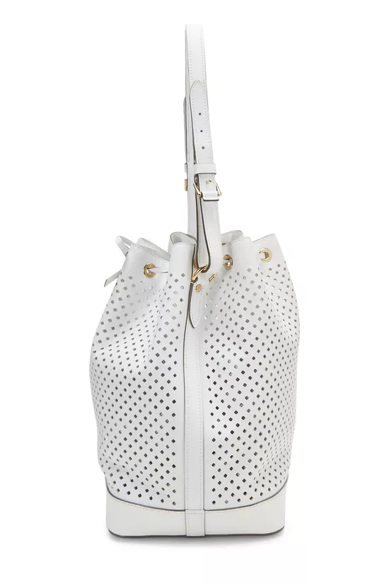 White Perforated Leather No&eacute;, , large image number 2