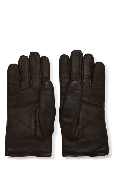 Brown Lambskin Gloves, , large