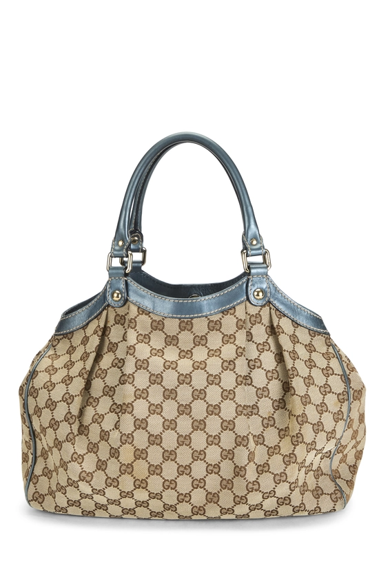 Blue Original GG Canvas Sukey Tote, , large image number 3