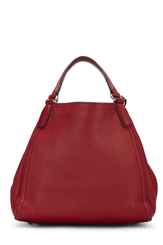 Red Leather Soho Convertible Shoulder Bag Small, , large image number 5
