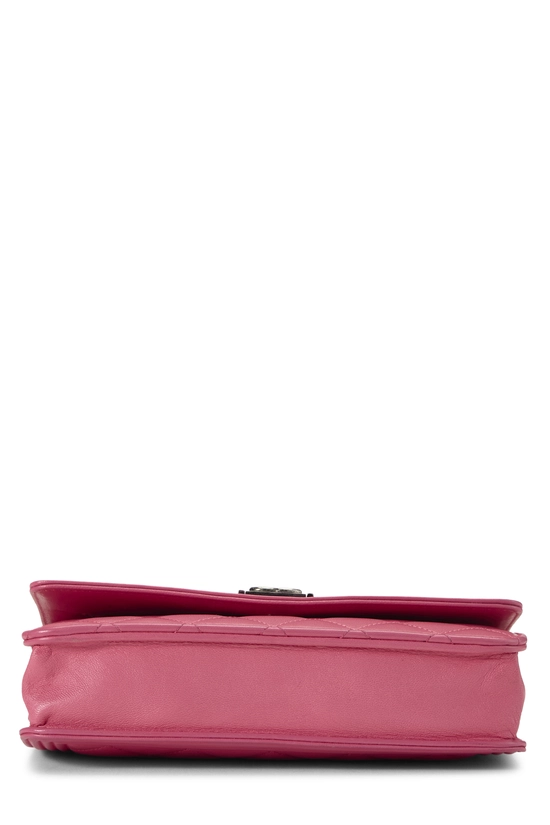 Pink Lambskin Boy Wallet on Chain (WOC), , large image number 4