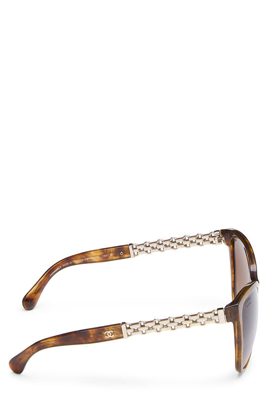 Brown Tortoise Acetate Polarized Sunglasses, , large image number 0