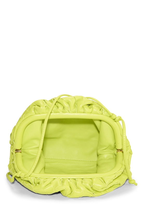 Green Intrecciato Leather "The Pouch" Mini, , large image number 5