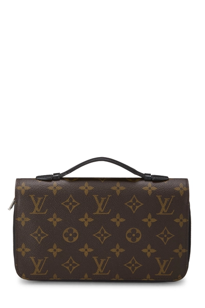 Brown Macassar Monogram Eclipse Zippy XL