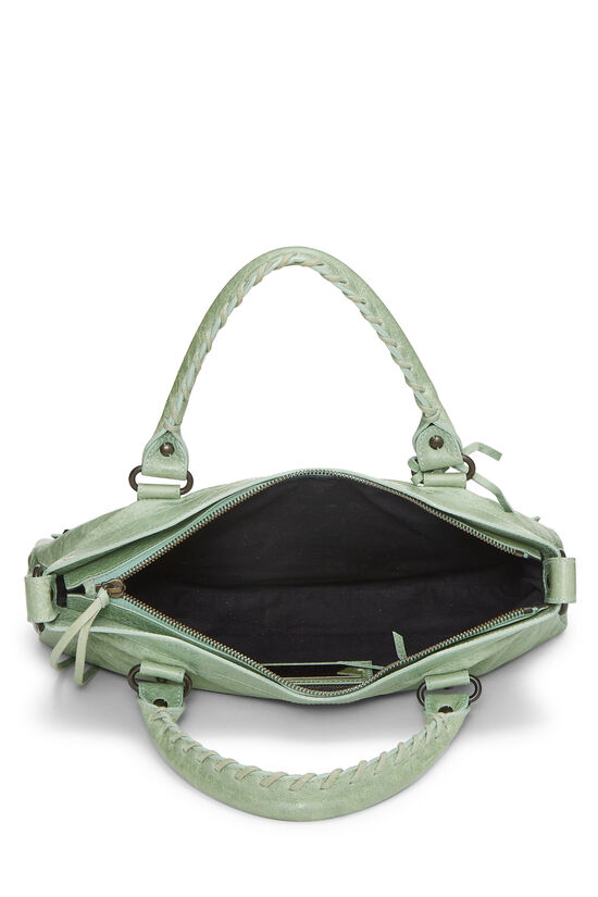 Green Agneau Classic First Handbag, , large image number 8
