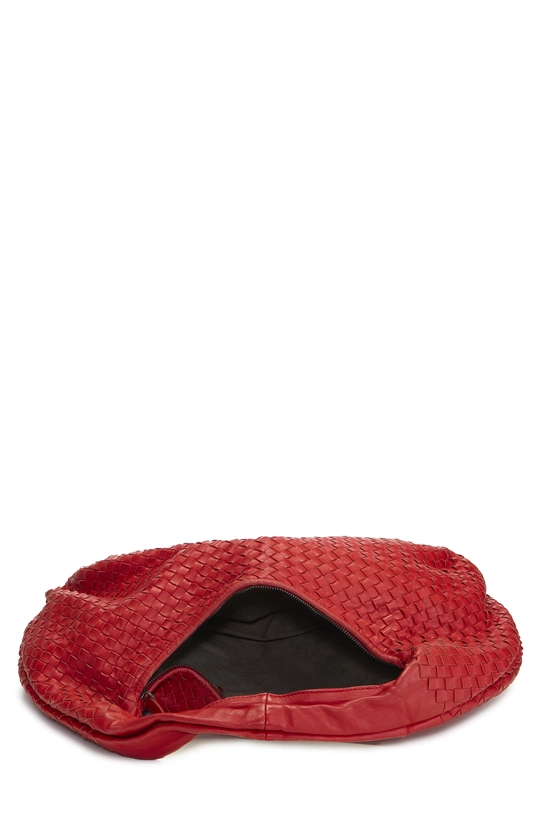Red Intrecciato Belly Hobo Large, , large image number 5