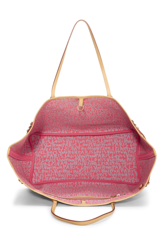 Stephen Sprouse x Louis Vuitton Pink Graffiti Neverfull GM, , large image number 5