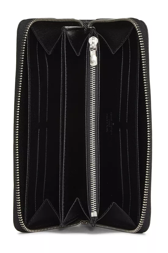 Black Epi Zippy Wallet, , large image number 3