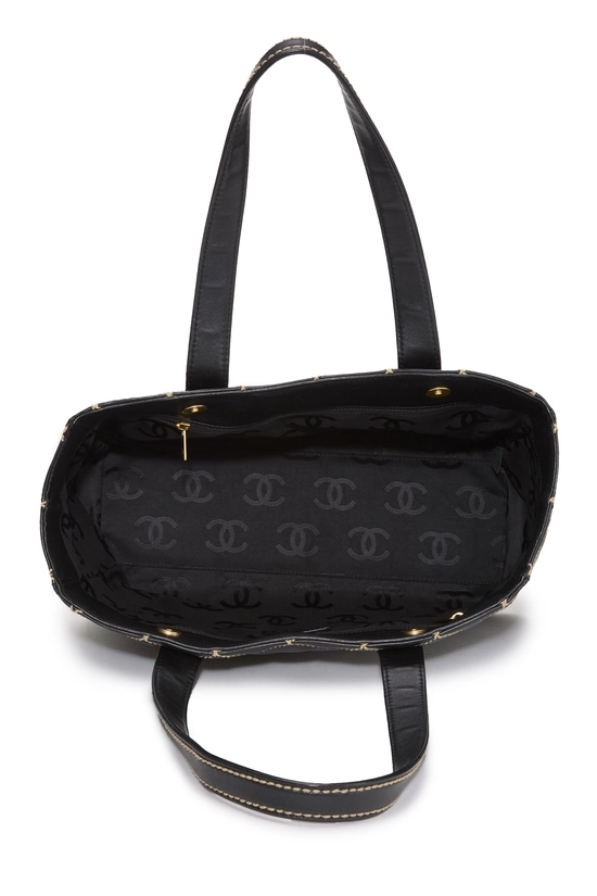 Black Calfskin Wild Stitch Tote, , large image number 5