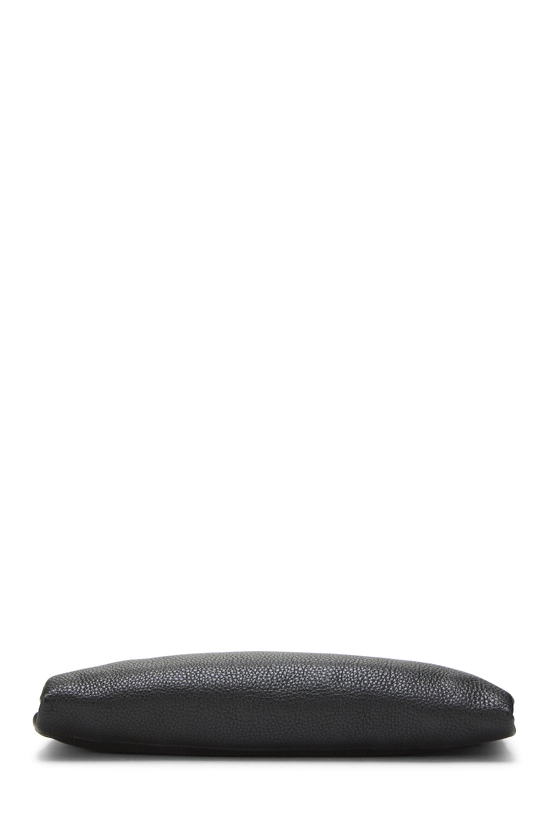 Black Vitello Daino Crossbody Bag, , large image number 4
