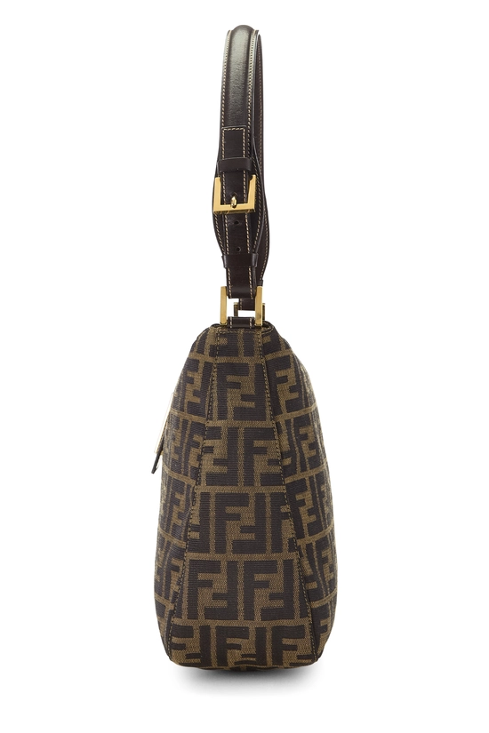 Brown Zucca Canvas Shoulder Bag, , large image number 2