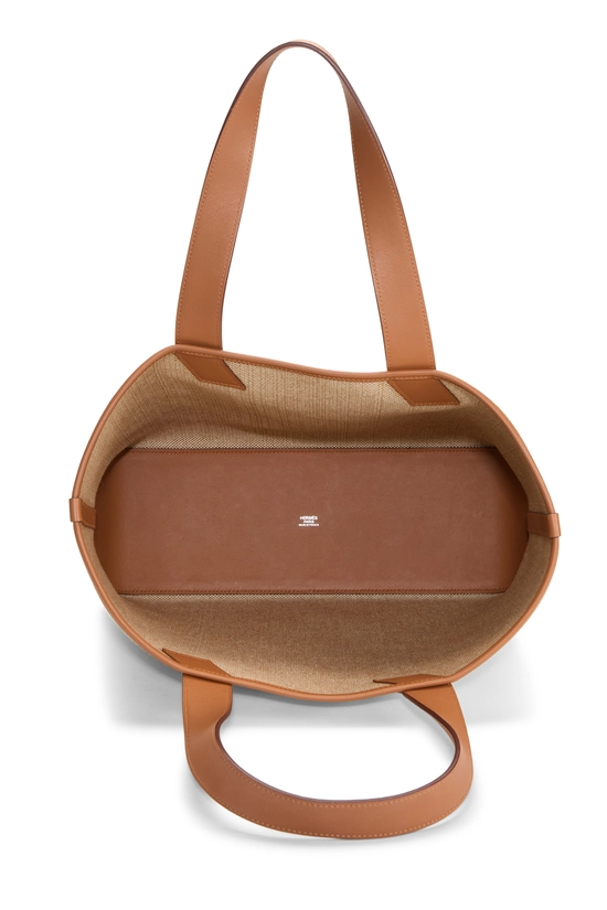 Brown Canvas Cabas H en Biais Tote 40, , large image number 5