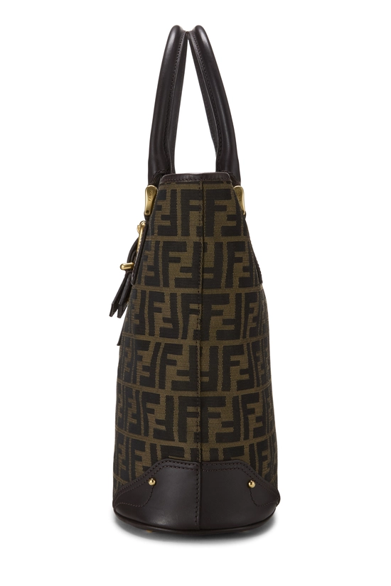 Brown Zucca Canvas Bucket Bag, , large image number 2