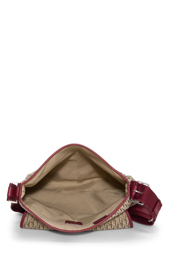 Burgundy Trotter Canvas Street Chic Messenger Bag, , large image number 5