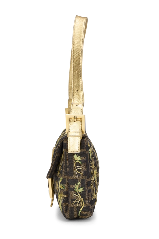 Gold Embroidered Baguette, , large image number 2