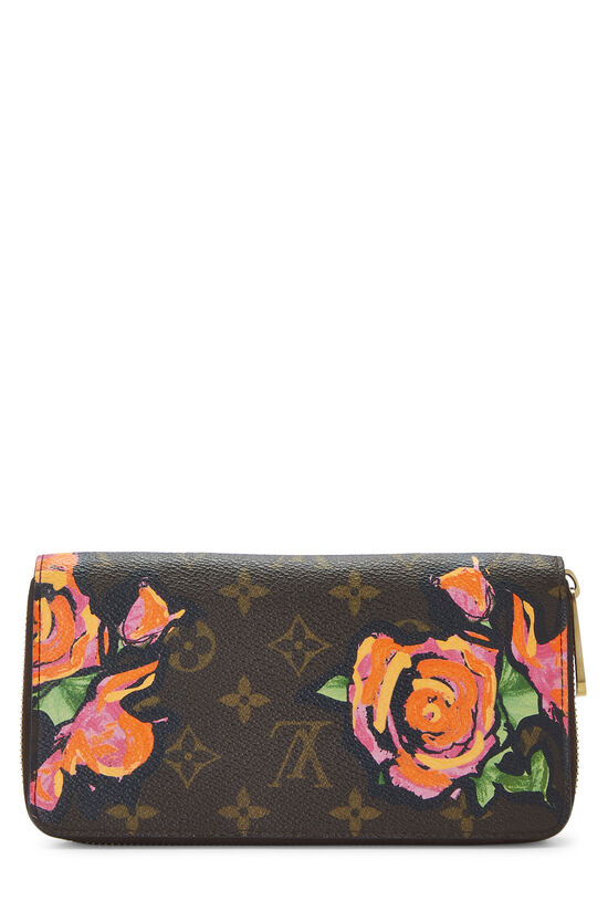 Stephen Sprouse x Louis Vuitton Monogram Roses Zippy Wallet, , large image number 2
