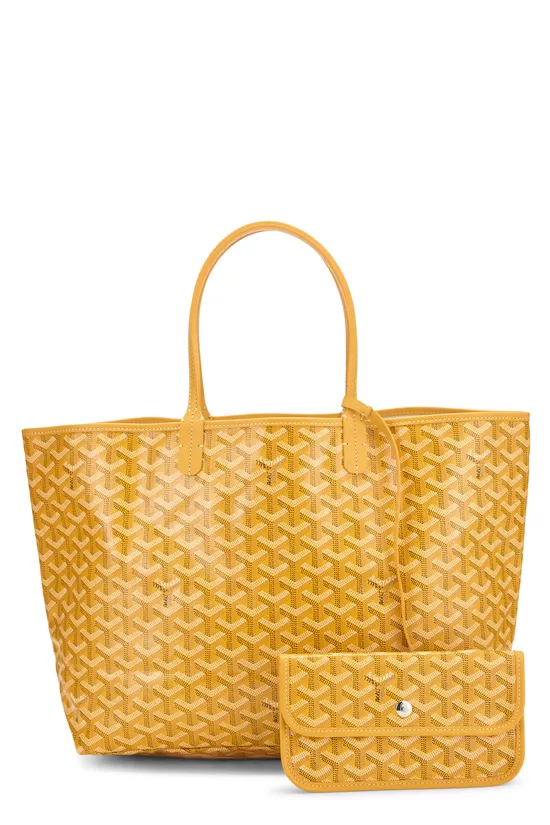 Yellow Goyardine Canvas Saint-Louis PM, , large image number 3