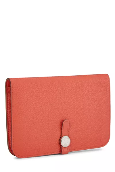 Red Togo Dogon Wallet GM, , large