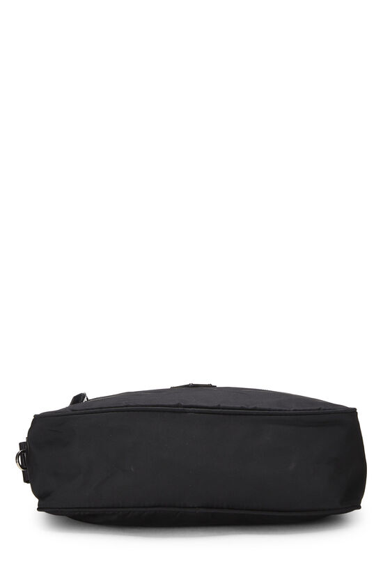 Black Nylon Shoulder Bag Small, , large image number 5