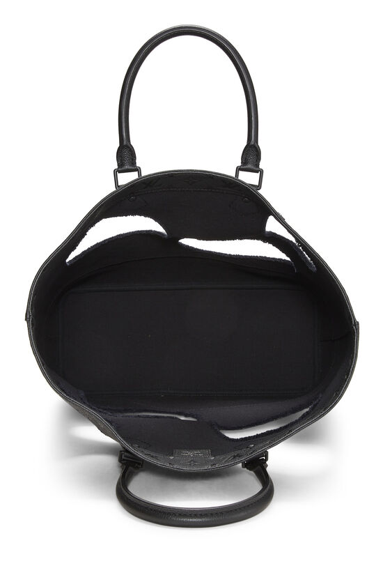 Comme des Garçons x Louis Vuitton Black Monogram Empreinte Bag with Holes  PM QJBIYO1DKF000