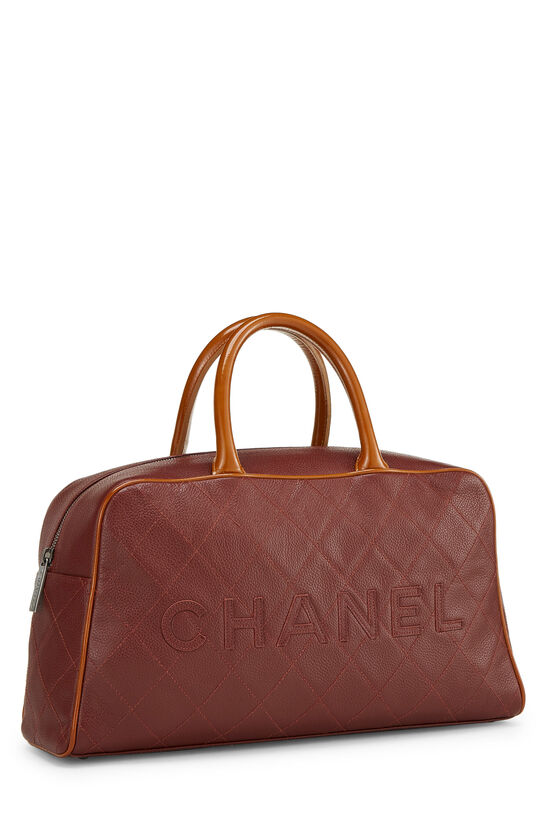 Chanel Caviar Deauville Bowling Bag
