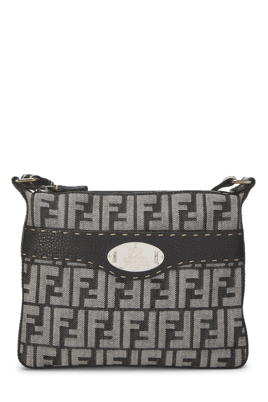 Black Zucca Canvas Selleria Messenger, , large image number 0