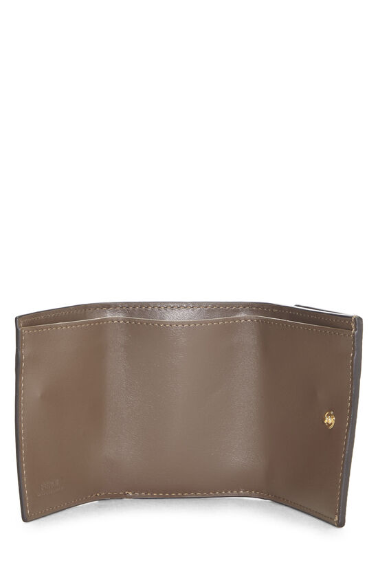 Brown Leather Logo Tri-Fold Wallet , , large image number 3