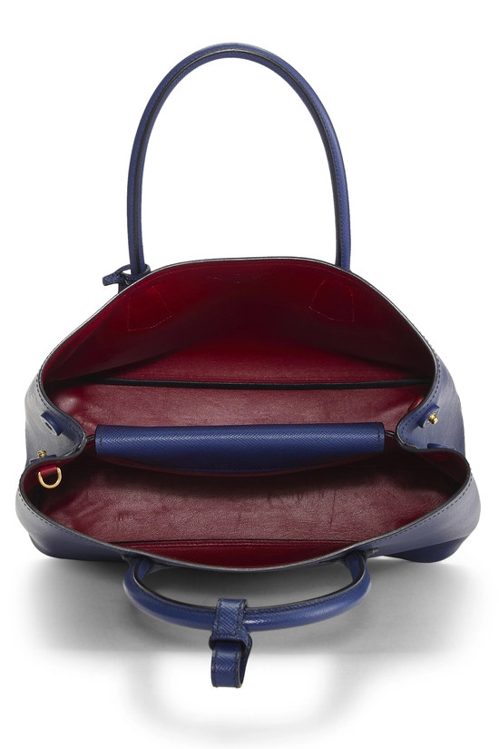 Blue Saffiano Double Bag Medium, , large image number 5