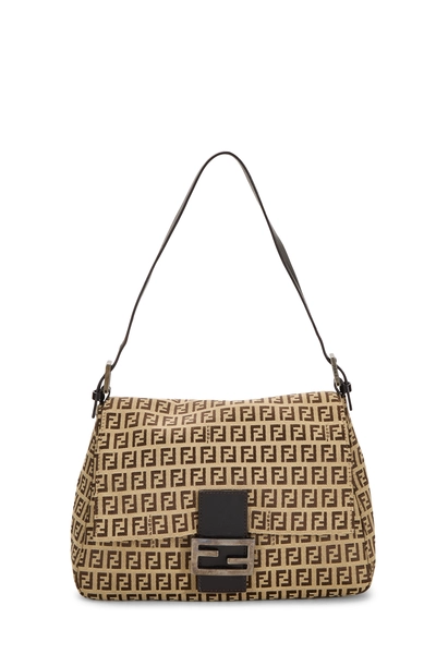 Fendi Beige Zucchino Canvas Mama