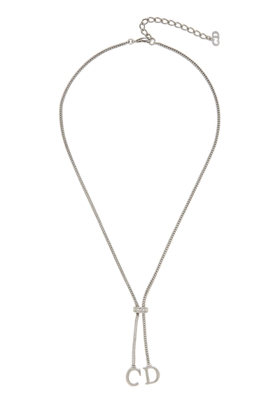 Silver Crystal 'CD' Choker