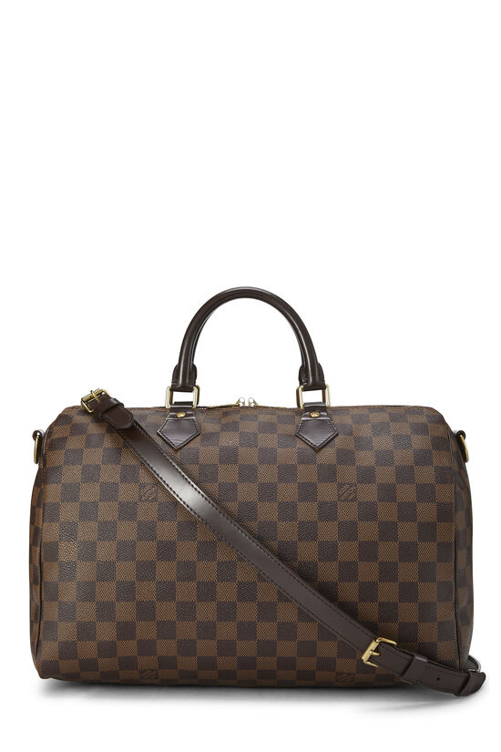 Louis Vuitton Damier Canvas Speedy Bandouliere 35 Bag