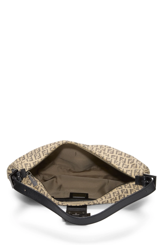 Beige Zucchino Canvas Shoulder Bag, , large image number 5