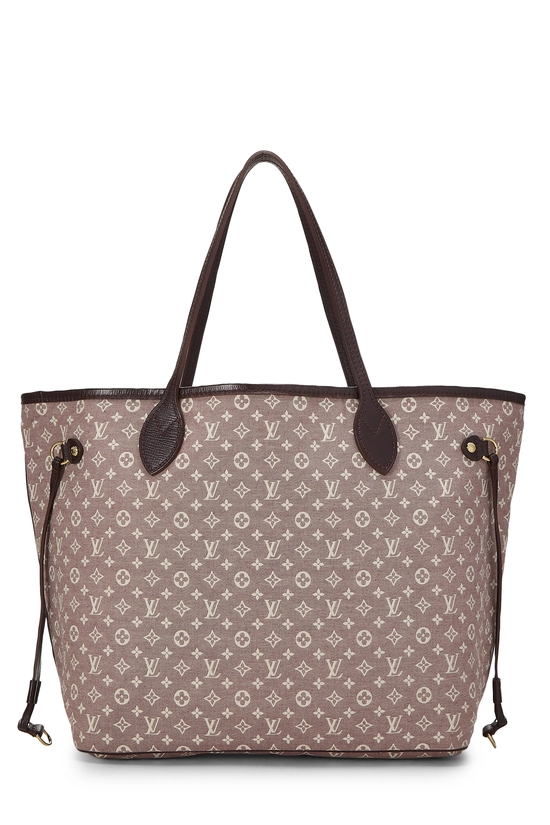 Burgundy Monogram Idylle Neverfull MM, , large image number 0