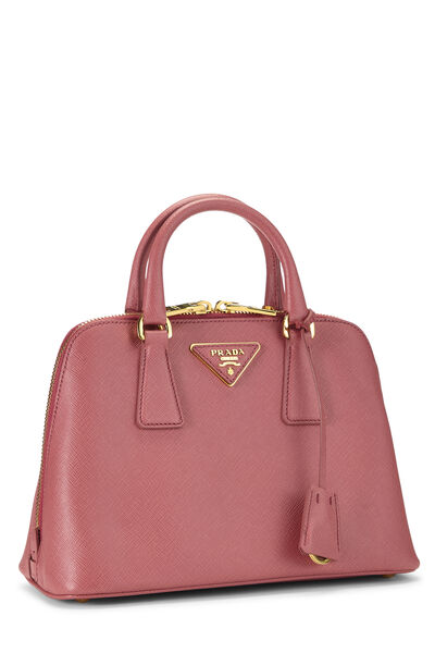 Pink Saffiano Promenade Small, , large