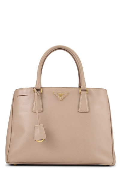 Pink Saffiano Executive Tote Medium