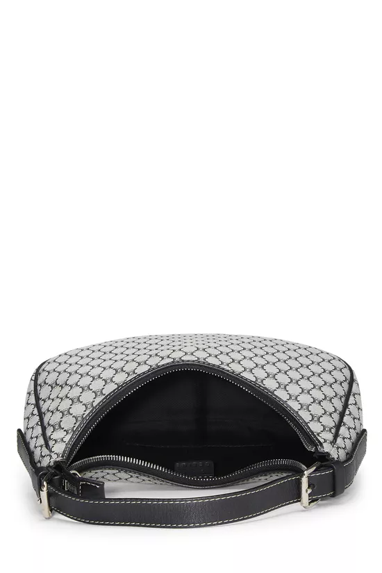 Black Triomphe Canvas Shoulder Bag, , large image number 5