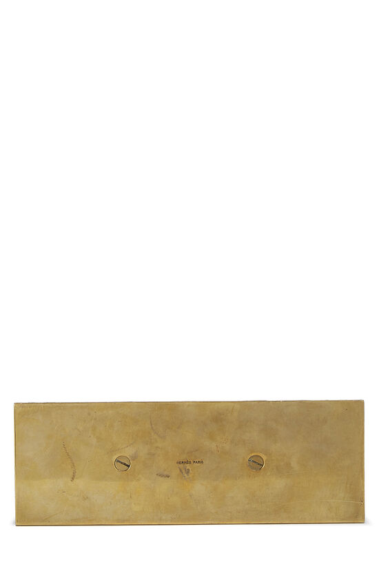 Palladium & Gold Horsebit Pen Holder, , large image number 3