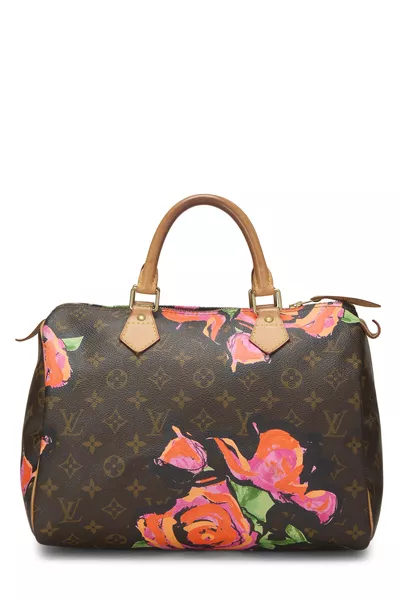 Stephen Sprouse x Louis Vuitton Monogram Roses Speedy 30