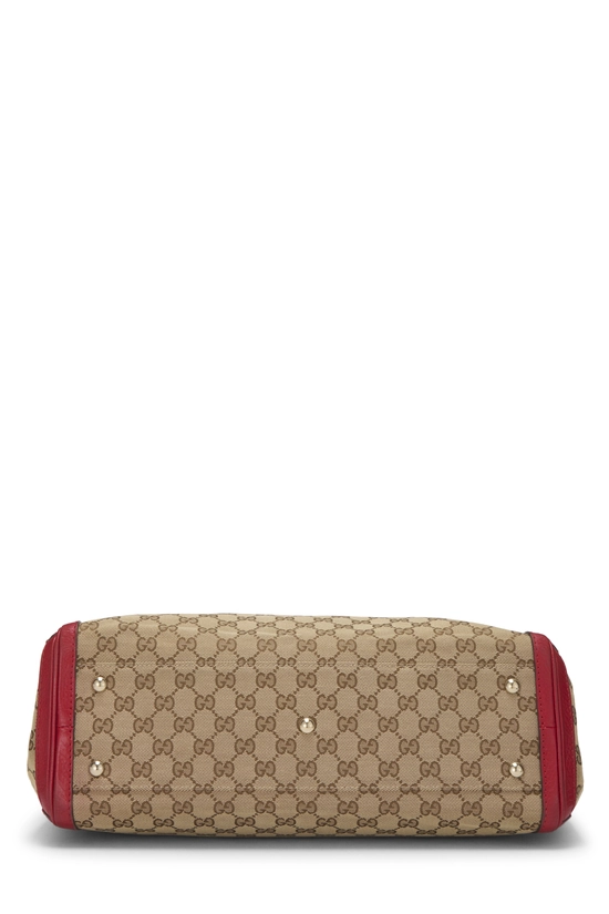 Red Original GG Canvas Bella Tote, , large image number 4